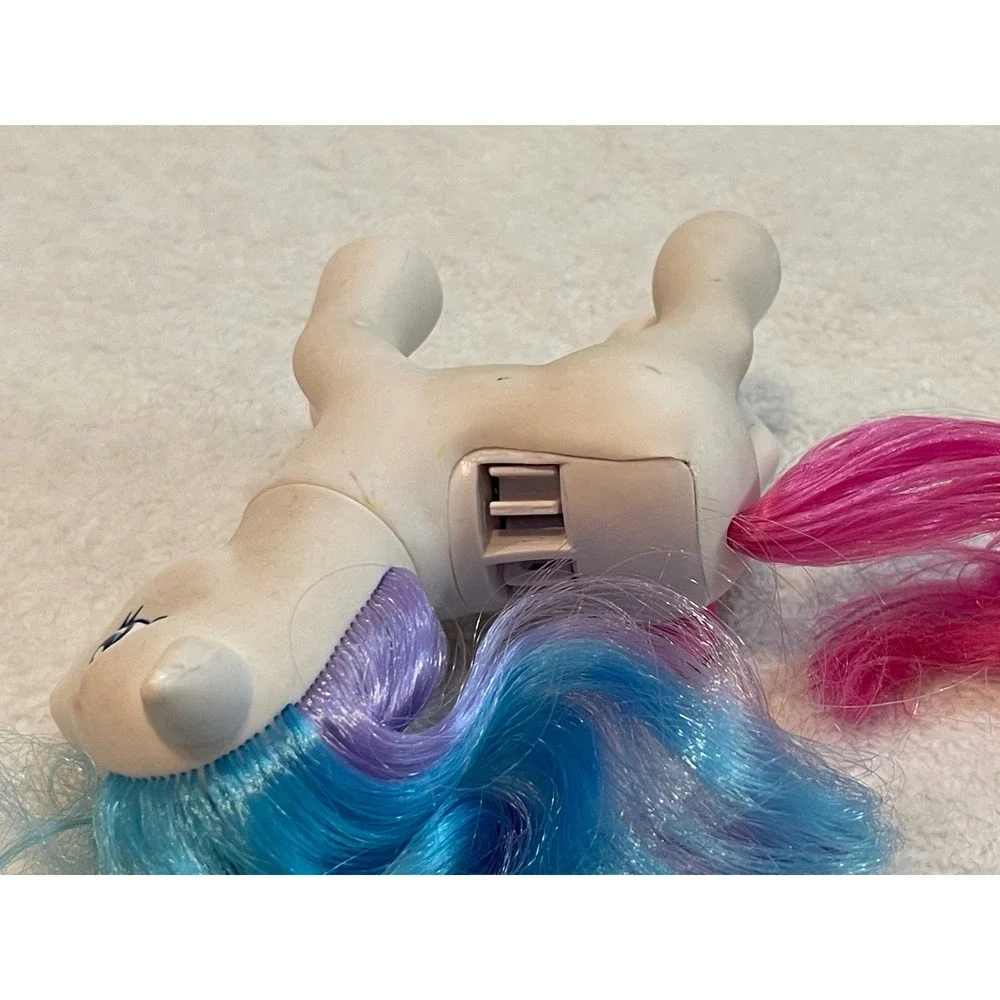 My Little Pony G3 Heart Bright 2006 Pegasus White Pink Blue Hair Missing Wings